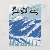 Taos Ski Valley Ski Area Winter New Mexico  Briefkaart (Voorkant)
