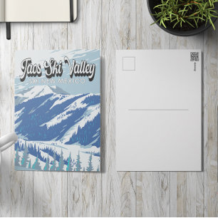 Taos Ski Valley Ski Area Winter New Mexico  Briefkaart