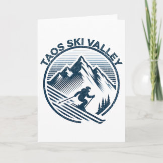 Taos Ski Valley Ski Resort Wintersporten Nieuw-Mex Kaart