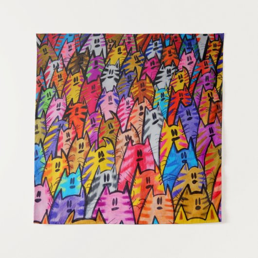 TAP 074 - CATS 05- Tapestry Wandkleed (Voorkant)