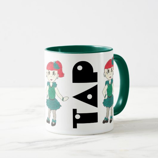 TAP Class Dance Teacher Choreografe Overweging Cad Mok (Voorkant rechts)