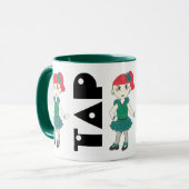 TAP Class Dance Teacher Choreografe Overweging Cad Mok (Voorkant links)