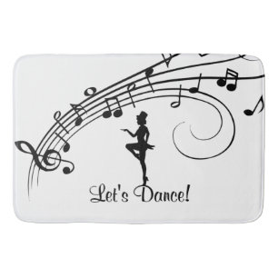 Tap Dance 3 Laten we dansen Badmat