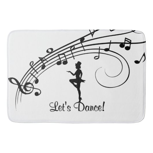 Tap Dance 3 Laten we dansen Badmat (Voorkant)