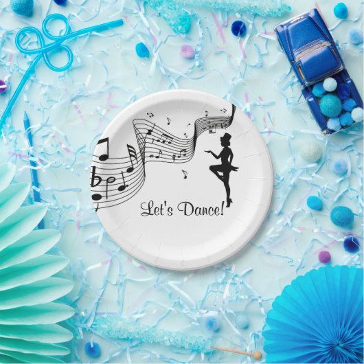 Tap Dance 3 Papieren Bordje (Feest)