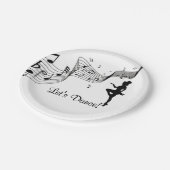 Tap Dance 3 Papieren Bordje (Gekanteld)