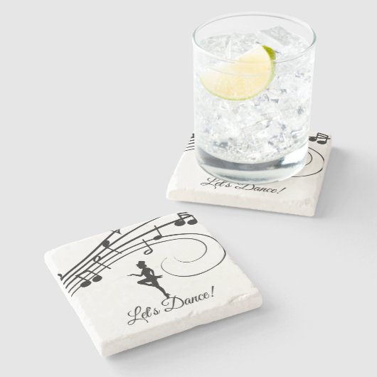 Tap Dance 3 Stenen Onderzetter (Zijkant)