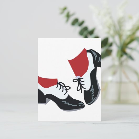 Tap Dance Briefkaart (Staand voorkant)