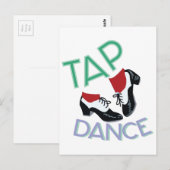 Tap Dance Briefkaart (Voorkant / Achterkant)