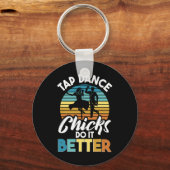 Tap Dance Chicks Doen Het Beter, Tapdanser Sleutelhanger (Voorkant)
