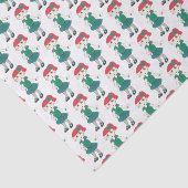 Tap Dance Class Overweging Teacher Tapdansmeisje Tissuepapier (Detail)