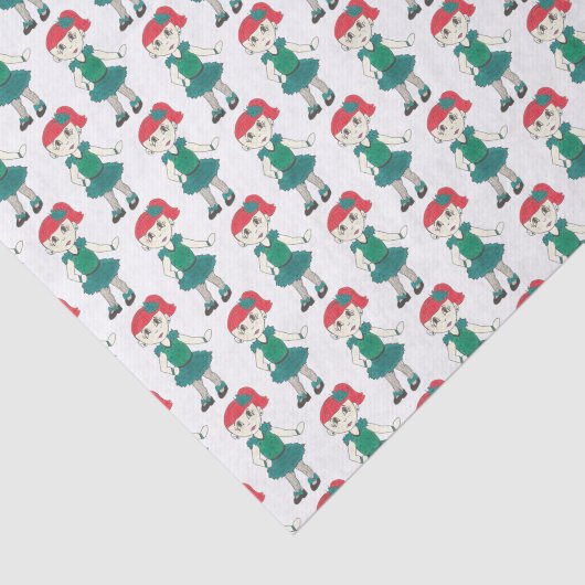 Tap Dance Class Overweging Teacher Tapdansmeisje Tissuepapier (Detail)