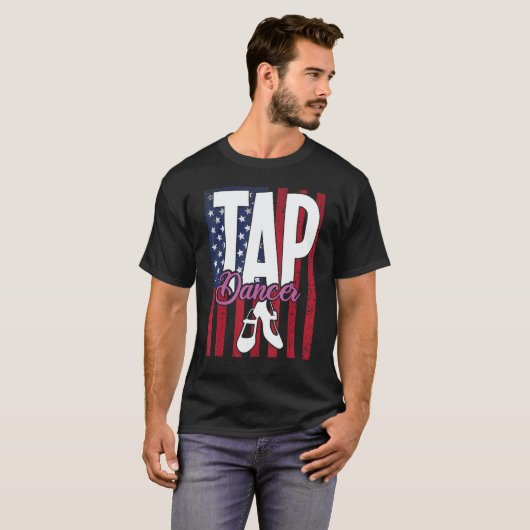 Tap Dance Dancing Tapper Dancer T-shirt (Voorkant volledig)