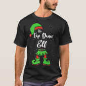 Tap Dance Elf Matching Family Kerstmis Pajama Cos. T-shirt (Voorkant)