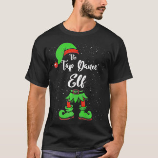 Tap Dance Elf Matching Family Kerstmis Pajama Cos. T-shirt