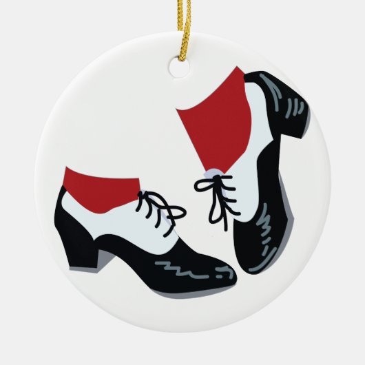 Tap Dance Keramisch Ornament (Voorkant)