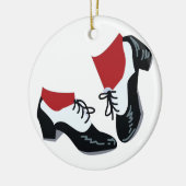 Tap Dance Keramisch Ornament (Links)