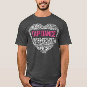 Tap Dance Love Heart T-shirt