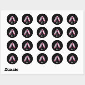 Tap Dance Lover Dansschoenen Competitie Danser T Ronde Sticker (Vel)
