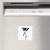 Tap Dance Lover Skeleton Dancing Teacher Dancer Magneet (Insitu (Vaatwasser))
