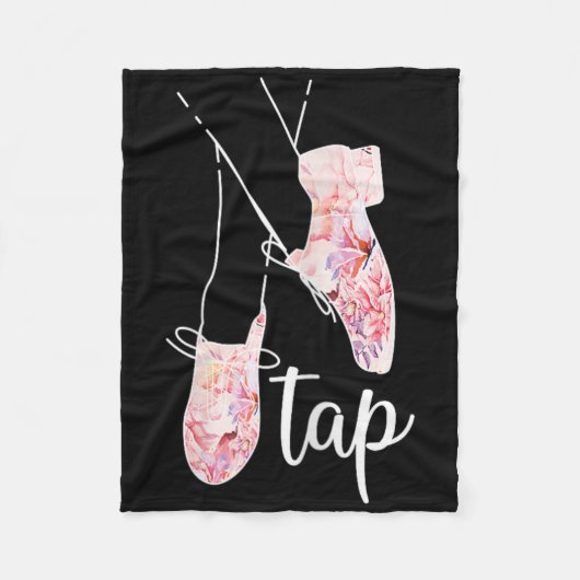 Tap Dance Lover Tap Danser Dansende Leraar Fleece Deken (Voorkant)