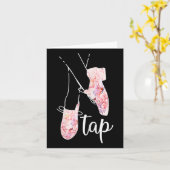 Tap Dance Lover Tap Danser Dansende Leraar Kaart (Gele Bloem)
