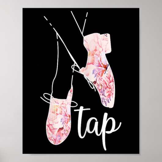 Tap Dance Lover Tap Danser Dansende Leraar Poster (Voorkant)