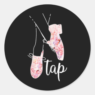 Tap Dance Lover Tap Danser Dansende Leraar Ronde Sticker