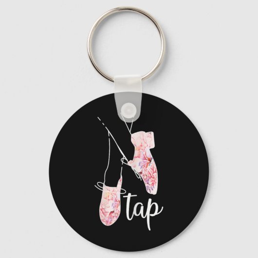 Tap Dance Lover Tap Danser Dansende Leraar Sleutelhanger (Voorkant)