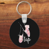 Tap Dance Lover Tap Danser Dansende Leraar Sleutelhanger (Voorkant)