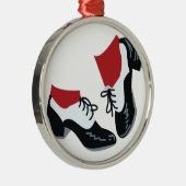 Tap Dance Metalen Ornament (Rechts)
