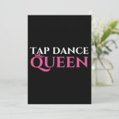 Tap Dance Queen Tap Dancing Enthousiast Tap Dancer Kaart (Staand voorkant)
