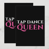 Tap Dance Queen Tap Dancing Enthousiast Tap Dancer Kaart (Voorkant / Achterkant)