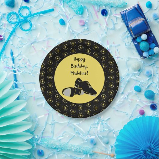 Tap Dance Schoenen Tap Dansers Party Papieren Bordje (Feest)