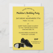 Tap Dance Shoes Dancing Theme Party Kaart (Voorkant)