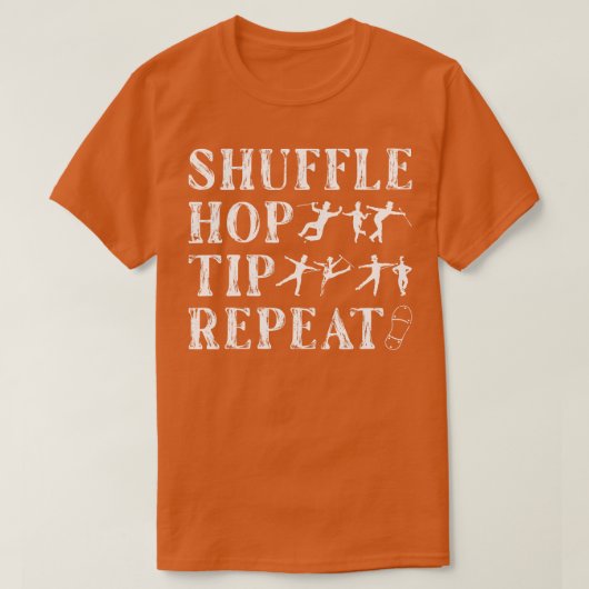 Tap Dance Shuffle Hop Tip Tap Dancer T-shirt (Design voorkant)
