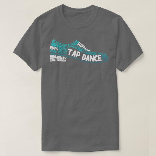 Tap Dance Tap Schoen T-shirt (Design voorkant)