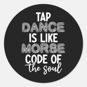 Tap Dance Teacher Appreciation Gifts Tap Dancer NL Ronde Sticker