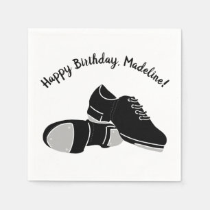 Tap Dance toont Tap Dancers Party Servet