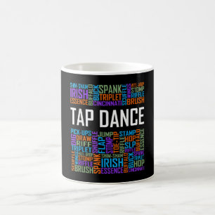 Tap Dance Words Lover Tap DancerDanser Teacher Koffiemok