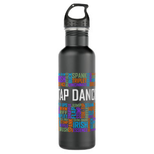 Tap Dance Words Lover Tap DancerDanser Teacher Waterfles