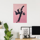 Tap Dancer Art Deco  Kunst Poster (Thuiskantoor)