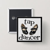 Tap Dancer Button (Voorkant /achterkant)
