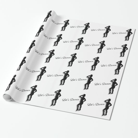Tap Dancer Cadeaupapier (Uitgerold)
