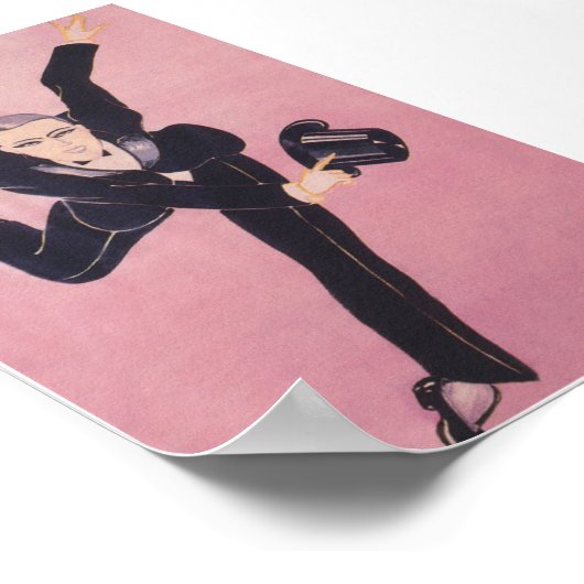 Tap Dancer Entertainer Vintage Poster (Hoek)