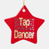 Tap Dancer Extraordinaire Keramisch Ornament (Voorkant)