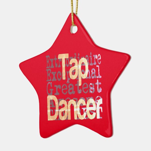 Tap Dancer Extraordinaire Keramisch Ornament (Links)