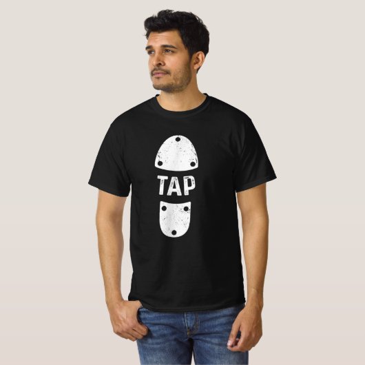 Tap Dancer Shoe Tap Dance T-shirt (Voorkant volledig)