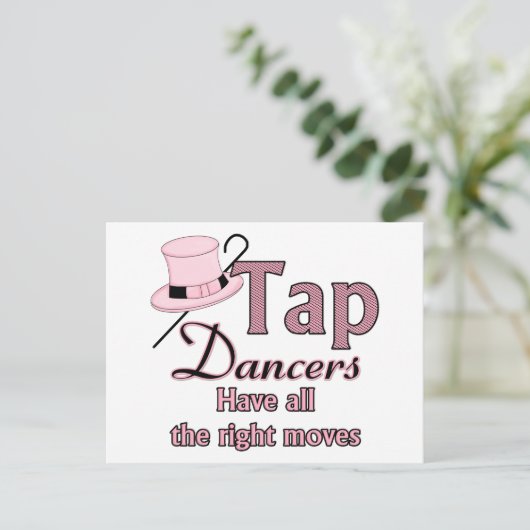 Tap Dancers 2 Briefkaart (Staand voorkant)