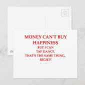 TAP DANCING BRIEFKAART (Voorkant / Achterkant)